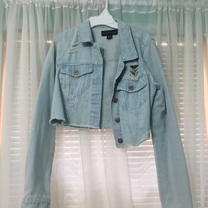 Women’s Cropped Jean Jacket